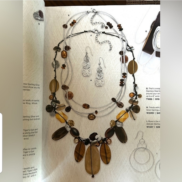 Silpada .925 Sterling Silver Triple Teardrop Free Falling Cutout Earrings W2299 - Picture 6 of 6